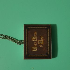 Once Upon A Time Book Necklace